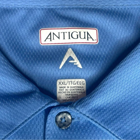 Antigua Chicago Cubs Men’s Size XXL 2XL Polo Golf Shirt with 60s/70s Logo - Picture 4 of 8